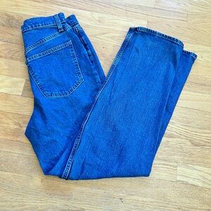 Ladies Size 4 Universal Thread Blue Denim Jeans Button Fly GUC